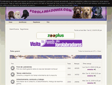 Tablet Screenshot of forolabradores.com